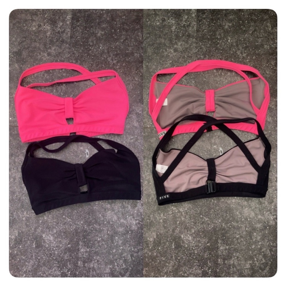 Five Dancewear Rib Bow Bras